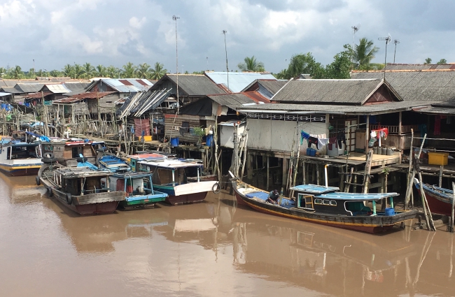 Bangka Island river harbour