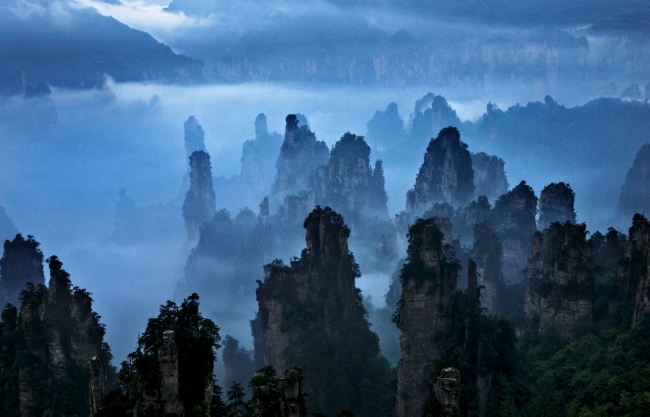 Wulingyuan Scenic and Historic Interest Area，West-sea Stone Forest