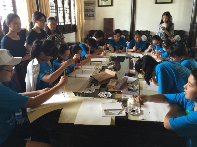 学习用画信的方式描绘《我心中的世界遗产苏州园林》-s