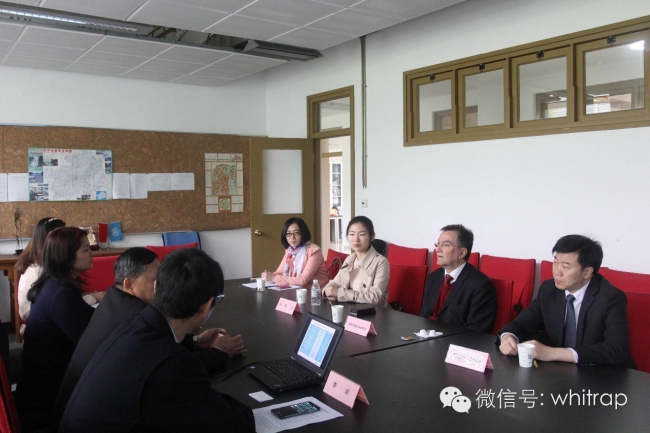 2016年4月25日 联合国教科文组织执行局主席Michael WORBS先生访问我中心 (2)_副本 (1)