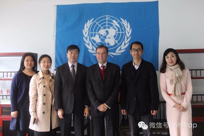 2016年4月25日 联合国教科文组织执行局主席Michael WORBS先生访问我中心 (4)_副本