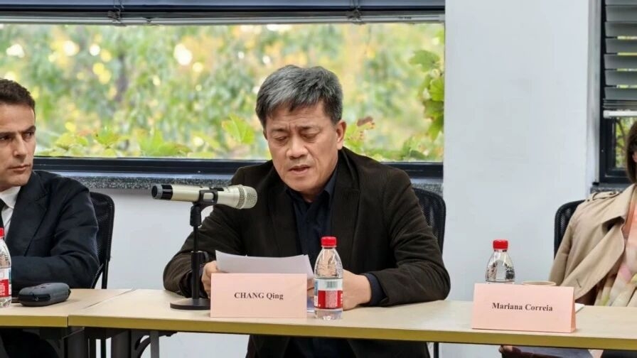 Professor Chang Qing giving his remarks Copyright ©WHITR-AP Shanghai