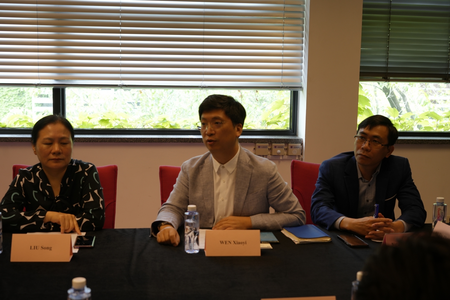 图6 国际合作与咨询研究中心主任温晓诣发言